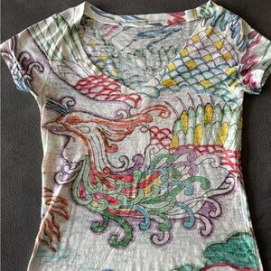 Colorful Graphic Women's Top